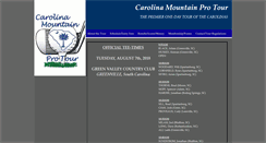 Desktop Screenshot of mountaingolftour.com