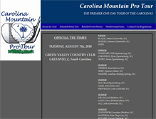 Tablet Screenshot of mountaingolftour.com